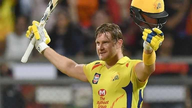 shane watson in csk jersey