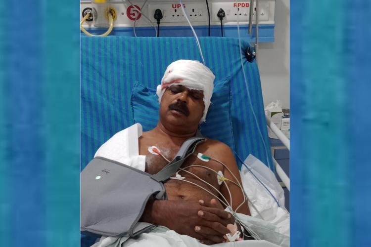 Political fight in DMK: A party man was brutally beaten by the fellow party member! | The New Stuff